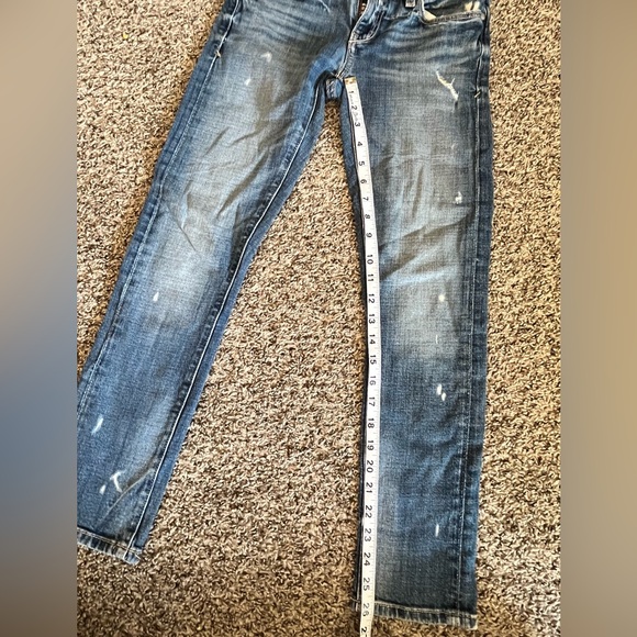 Anthro Pilcro and the Letterpress Women’s Slim Straight Jeans 24 Petite - Picture 3 of 11